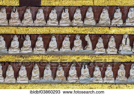 "Little Buddha figures, Mohnyin Thanboddhay or Thanbuddhei Pagoda or Paya, Monywa, Sagaing Division, Myanmar, Asia" View Large Photo Image Stock Image - "Little Buddha figures, Mohnyin Thanboddhay or Thanbuddhei Pagoda or Paya, Monywa, Sagaing Division, Myanmar, Asia". Fotosearch