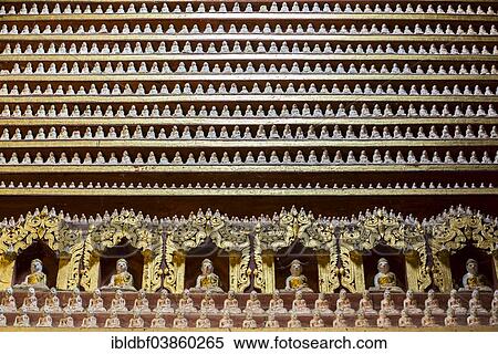 "Little Buddha figures, Mohnyin Thanboddhay or Thanbuddhei Pagoda or Paya, Monywa, Sagaing Division, Myanmar, Asia" View Large Photo Image Stock Photography - "Little Buddha figures, Mohnyin Thanboddhay or Thanbuddhei Pagoda or Paya, Monywa, Sagaing Division, Myanmar, Asia". Fotosearch