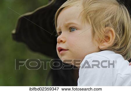 Stock Photo - "Little girl, portrait, Dresden, Saxony, Germany, Europe". Fotosearch
