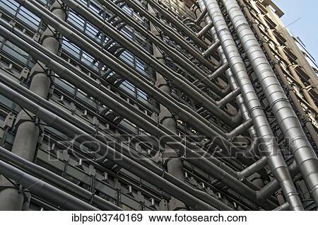 "Lloyd's Building, or Inside-Out Building, by Richard Rogers, London, London region, England, United Kingdom, Europe" View Large Photo Image Stock Photo - "Lloyd's Building, or Inside-Out Building, by Richard Rogers, London, London region, England, United Kingdom, Europe". Fotosearch
