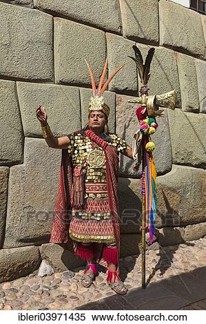 "Local man in a traditional Incan costume, Cusco, Peru, South America" View Large Photo Image Stock Photography - "Local man in a traditional Incan costume, Cusco, Peru, South America". Fotosearch