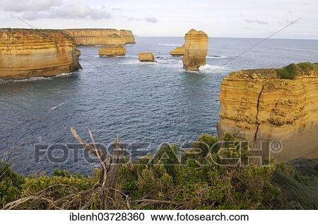 "Loch Ard Gorge, viewed from the Great Ocean Road, Port Campbell National Park, Victoria, Australia, Oceania" View Large Photo Image Stock Image - "Loch Ard Gorge, viewed from the Great Ocean Road, Port Campbell National Park, Victoria, Australia, Oceania". Fotosearch