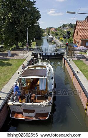 "Lock, Plau am See, Mecklenburg Lake District, Mecklenburg-Western Pomerania, Germany, Europe" View Large Photo Image Stock Photograph - "Lock, Plau am See, Mecklenburg Lake District, Mecklenburg-Western Pomerania, Germany, Europe". Fotosearch