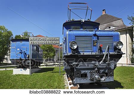 "Locomotive of the Zugspitzbahn railway of 1929, Deutsches Museum Verkehrszentrum, German Museum Transportation Centre, Munich, Upper Bavaria, Bavaria, Germany, Europe" View Large Photo Image Stock Image - "Locomotive of the Zugspitzbahn railway of 1929, Deutsches Museum Verkehrszentrum, German Museum Transportation Centre, Munich, Upper Bavaria, Bavaria, Germany, Europe". Fotosearch