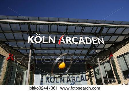 "Logo of """"Koeln-Arcaden"""" shopping centre, main entrance, Cologne-Kalk, North Rhine-Westphalia, Germany, Europe" View Large Photo Image Stock Image - "Logo of """"Koeln-Arcaden"""" shopping centre, main entrance, Cologne-Kalk, North Rhine-Westphalia, Germany, Europe". Fotosearch