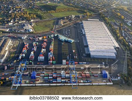 "Logport II Audi logistics centre, aerial view, Rheinhausen, Duisburg, Ruhr area, North Rhine-Westphalia, Germany, Europe" View Large Photo Image Stock Image - "Logport II Audi logistics centre, aerial view, Rheinhausen, Duisburg, Ruhr area, North Rhine-Westphalia, Germany, Europe". Fotosearch