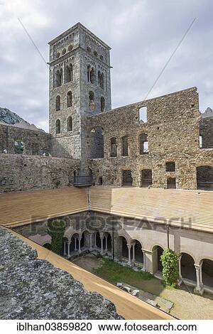 "Lombardian Tower, Benedictine Monastery of Sant Pere de Rodes, near El Port de la Selva, Cap de Creus Natural Park, Catalonia region, Spain, Europe" View Large Photo Image Stock Image - "Lombardian Tower, Benedictine Monastery of Sant Pere de Rodes, near El Port de la Selva, Cap de Creus Natural Park, Catalonia region, Spain, Europe". Fotosearch