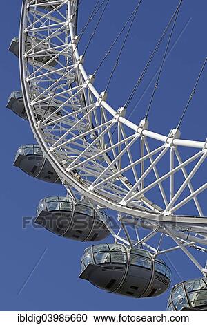 Stock Image - "London Eye, London, England, United Kingdom, Europe". Fotosearch