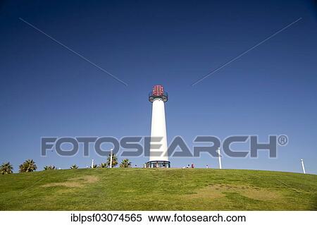 Stock Photography - "Long Beach Lighthouse, Long Beach, Los Angeles County, California, United States, North America". Fotosearch