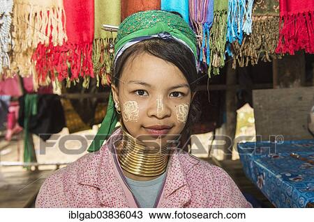 "Long-necked woman, Karen tribe, Chiang Mai, Thailand, Asia" View Large Photo Image Stock Image - "Long-necked woman, Karen tribe, Chiang Mai, Thailand, Asia". Fotosearch