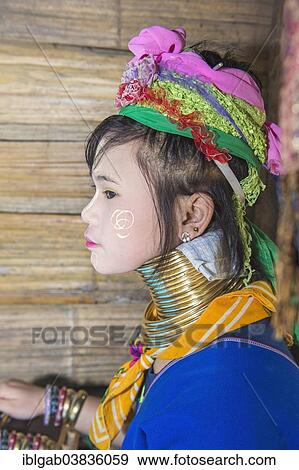 "Long-necked woman, Karen tribe, Chiang Mai, Thailand, Asia" View Large Photo Image Stock Photo - "Long-necked woman, Karen tribe, Chiang Mai, Thailand, Asia". Fotosearch