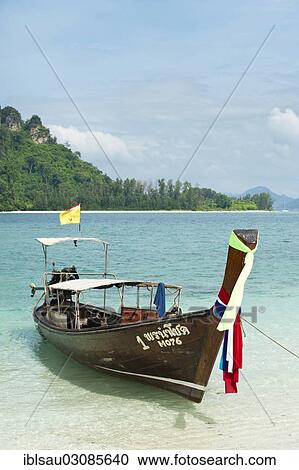 "Longtail boat on a beach, Insel Tup, Ao Nang, Krabi Province, Southern Thailand, Thailand, Asia" View Large Photo Image Stock Image - "Longtail boat on a beach, Insel Tup, Ao Nang, Krabi Province, Southern Thailand, Thailand, Asia". Fotosearch