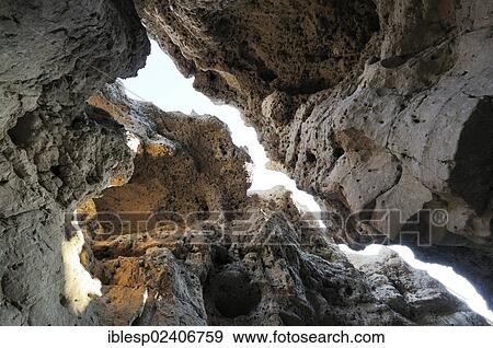 Stock Photo - "Looking up the gorge, Sesriem Canyon, Namib-Naukluft-Park, Namibia, Africa". Fotosearch