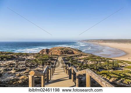 "Lookout point at Praia da Bordeira, Carrapateira, Algarve, Portugal, Atlantic, Europe" View Large Photo Image Stock Photo - "Lookout point at Praia da Bordeira, Carrapateira, Algarve, Portugal, Atlantic, Europe". Fotosearch