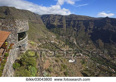 "Lookout point of Mirador de Cesar Manrique, Valle Gran Rey, La Gomera, Canary Islands, Spain, Europe" View Large Photo Image Stock Image - "Lookout point of Mirador de Cesar Manrique, Valle Gran Rey, La Gomera, Canary Islands, Spain, Europe". Fotosearch