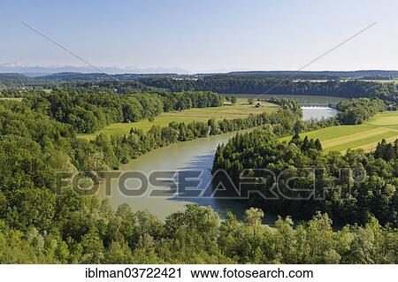"Loop of the Lech river, near Epfach, as seen from Reichling, Epfach, Denklingen, Pfaffenwinkel region, Upper Bavaria, Bavaria, Germany, Europe" View Large Photo Image Stock Image - "Loop of the Lech river, near Epfach, as seen from Reichling, Epfach, Denklingen, Pfaffenwinkel region, Upper Bavaria, Bavaria, Germany, Europe". Fotosearch