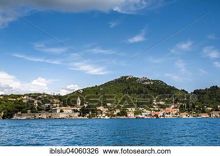 "Lopud Island, Elaphiti Islands, Adriatic, Dalmatia, Croatia, Europe" View Large Photo Image Stock Photograph - "Lopud Island, Elaphiti Islands, Adriatic, Dalmatia, Croatia, Europe". Fotosearch
