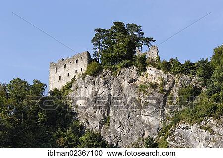 "Losenstein castle ruins, Pyhrn-Eisenwurzen, Traunviertel region, Upper Austria, Austria, Europe" View Large Photo Image Stock Image - "Losenstein castle ruins, Pyhrn-Eisenwurzen, Traunviertel region, Upper Austria, Austria, Europe". Fotosearch
