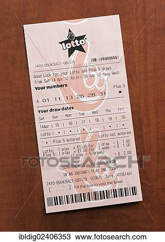 "Lottery ticket, United Kingdom, Europe" View Large Photo Image Stock Image - "Lottery ticket, United Kingdom, Europe". Fotosearch