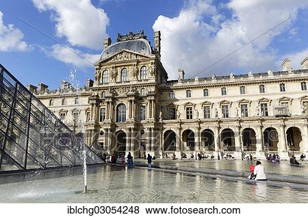 "Louvre, Paris, Seine, France, Europe" View Large Photo Image Stock Photo - "Louvre, Paris, Seine, France, Europe". Fotosearch