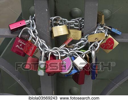 "Love locks, Eiserner Steg bridge, Frankfurt am Main, Hesse, Germany, Europe" View Large Photo Image Stock Image - "Love locks, Eiserner Steg bridge, Frankfurt am Main, Hesse, Germany, Europe". Fotosearch