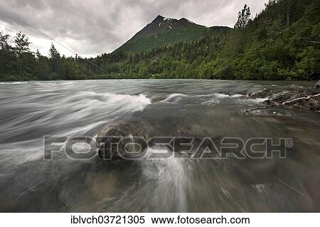 "Lowe River near Valdez, Alaska, USA" View Large Photo Image Stock Photography - "Lowe River near Valdez, Alaska, USA". Fotosearch