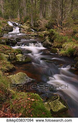 "Lower Bodefall, waterfall of the mountain stream Warme Bode, Braunlage, Harz, Lower Saxony, Germany, Europe" View Large Photo Image Picture - "Lower Bodefall, waterfall of the mountain stream Warme Bode, Braunlage, Harz, Lower Saxony, Germany, Europe". Fotosearch