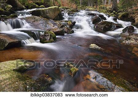 "Lower Bodefall, waterfall of the mountain stream Warme Bode, Braunlage, Harz, Lower Saxony, Germany, Europe" View Large Photo Image Stock Image - "Lower Bodefall, waterfall of the mountain stream Warme Bode, Braunlage, Harz, Lower Saxony, Germany, Europe". Fotosearch
