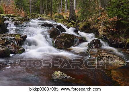 "Lower Bodefall, waterfall of the mountain stream Warme Bode, Braunlage, Harz, Lower Saxony, Germany, Europe" View Large Photo Image Stock Photography - "Lower Bodefall, waterfall of the mountain stream Warme Bode, Braunlage, Harz, Lower Saxony, Germany, Europe". Fotosearch