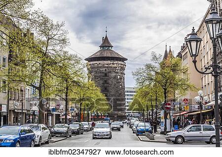"Ludwigstrasse street, Nuremberg, Middle Franconia, Bavaria, Germany, Europe" View Large Photo Image Stock Photo - "Ludwigstrasse street, Nuremberg, Middle Franconia, Bavaria, Germany, Europe". Fotosearch