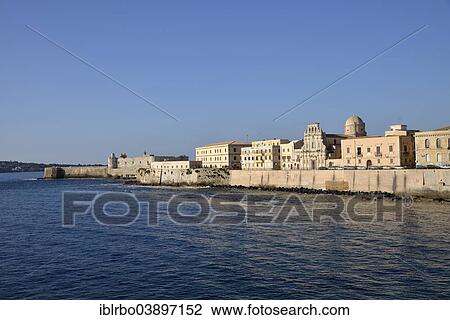 "Lungomare d'Ortigia waterside promenade, Syracuse, Province of Syracuse, Sicily, Italy, Europe" View Large Photo Image Stock Image - "Lungomare d'Ortigia waterside promenade, Syracuse, Province of Syracuse, Sicily, Italy, Europe". Fotosearch