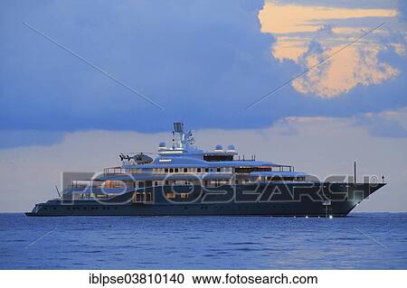 "Lurssen motor yacht Radiant at morning on the Cote d'Azur, France, Mediterranean Sea, Europe" View Large Photo Image Stock Image - "Lurssen motor yacht Radiant at morning on the Cote d'Azur, France, Mediterranean Sea, Europe". Fotosearch
