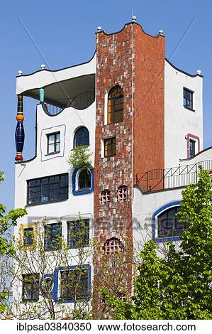 "Luther-Melanchthon-Gymnasium, designed by Friedensreich Hundertwasser, Lutherstadt Wittenberg, Saxony-Anhalt, Germany, Europe" View Large Photo Image Stock Image - "Luther-Melanchthon-Gymnasium, designed by Friedensreich Hundertwasser, Lutherstadt Wittenberg, Saxony-Anhalt, Germany, Europe". Fotosearch
