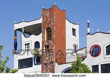 "Luther-Melanchthon-Gymnasium, designed by Friedensreich Hundertwasser, Lutherstadt Wittenberg, Saxony-Anhalt, Germany, Europe" View Large Photo Image Stock Image - "Luther-Melanchthon-Gymnasium, designed by Friedensreich Hundertwasser, Lutherstadt Wittenberg, Saxony-Anhalt, Germany, Europe". Fotosearch