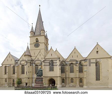 "Lutheran Cathedral of Saint Mary, Sibiu, Transylvania, Romania, Europe" View Large Photo Image Stock Photography - "Lutheran Cathedral of Saint Mary, Sibiu, Transylvania, Romania, Europe". Fotosearch