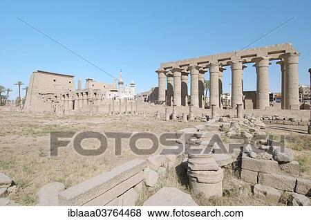 "Luxor Temple Complex, UNESCO World Heritage site, Thebes, Luxor, Luxor Governorate, Egypt, Africa" View Large Photo Image Stock Photo - "Luxor Temple Complex, UNESCO World Heritage site, Thebes, Luxor, Luxor Governorate, Egypt, Africa". Fotosearch