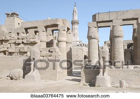 Stock Photography - "Luxor Temple, UNESCO World Heritage site, Thebes, Luxor, Luxor Governorate, Egypt, Africa". Fotosearch