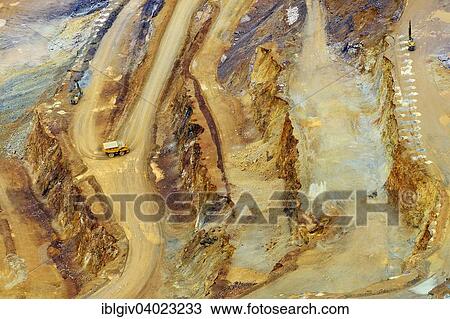 "Machines, open pit ore mining, Erzberg mountain at Eisenerz, Styria, Austria, Europe" View Large Photo Image Stock Image - "Machines, open pit ore mining, Erzberg mountain at Eisenerz, Styria, Austria, Europe". Fotosearch