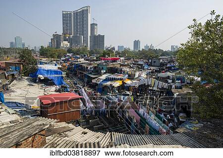 "Mahalaxmi Dhobi Ghat, laundry district of Mumbai, Maharashtra, India, Asia" View Large Photo Image Stock Photo - "Mahalaxmi Dhobi Ghat, laundry district of Mumbai, Maharashtra, India, Asia". Fotosearch