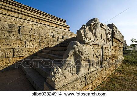 "Mahanami Dibba complex, ruined city of Vijayanagara, UNESCO World Heritage Site, Hampi, Karnataka, India, Asia" View Large Photo Image Picture - "Mahanami Dibba complex, ruined city of Vijayanagara, UNESCO World Heritage Site, Hampi, Karnataka, India, Asia". Fotosearch