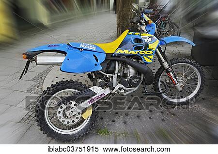 "Maico off-road motorcycle, Haidhausen, Munich, Upper Bavaria, Bavaria, Germany, Europe" View Large Photo Image Stock Photography - "Maico off-road motorcycle, Haidhausen, Munich, Upper Bavaria, Bavaria, Germany, Europe". Fotosearch