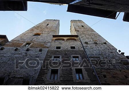 Main alley in the historic town centre, towers, San Gimignano, Via Francigena, Tuscany region, province of Siena, Italy, Europe View Large Photo Image Stock Image - Main alley in the historic town centre, towers, San Gimignano, Via Francigena, Tuscany region, province of Siena, Italy, Europe. Fotosearch