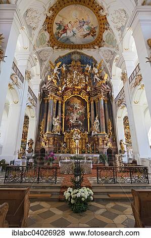 "Main altar, Kloster Dietramszell Abbey, Dietramszell, Bavaria, Germany, Europe" View Large Photo Image Stock Photo - "Main altar, Kloster Dietramszell Abbey, Dietramszell, Bavaria, Germany, Europe". Fotosearch