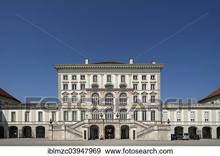 "Main building, Nymphenburg Palace, Nymphenburg, Munich, Upper Bavaria, Bavaria, Germany, Europe" View Large Photo Image Stock Photo - "Main building, Nymphenburg Palace, Nymphenburg, Munich, Upper Bavaria, Bavaria, Germany, Europe". Fotosearch