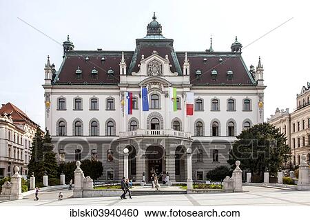 "Main building of the University of Ljubljana, Ljubljana, Slovenia, Europe" View Large Photo Image Stock Image - "Main building of the University of Ljubljana, Ljubljana, Slovenia, Europe". Fotosearch