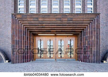 "Main entrance, city hall, architect Fritz Hoger, Wilhelmshaven, Lower Saxony, Germany, Europe" View Large Photo Image Stock Image - "Main entrance, city hall, architect Fritz Hoger, Wilhelmshaven, Lower Saxony, Germany, Europe". Fotosearch