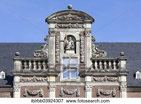"Main gable, Schloss Ahaus Castle, Technical Academy, Ahaus, Munsterland, North Rhine-Westphalia, Germany, Europe" View Large Photo Image Stock Photo - "Main gable, Schloss Ahaus Castle, Technical Academy, Ahaus, Munsterland, North Rhine-Westphalia, Germany, Europe". Fotosearch