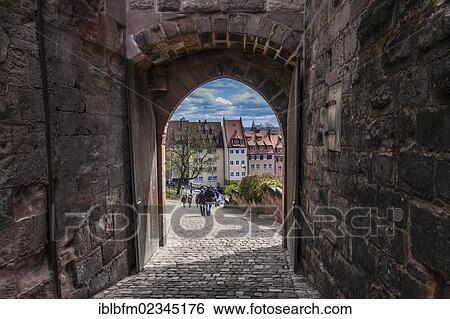 "Main gate, Imperial Castle, Nuremberg, Middle Franconia, Bavaria, Germany, Europe" View Large Photo Image Stock Photograph - "Main gate, Imperial Castle, Nuremberg, Middle Franconia, Bavaria, Germany, Europe". Fotosearch