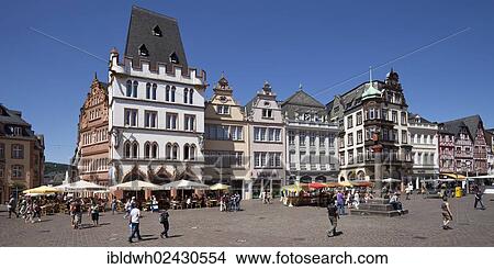 "Main market square with Steipe, gothic building, and market cross, Trier, Rhineland-Palatinate, Germany, Europe, PublicGround, Europe" View Large Photo Image Picture - "Main market square with Steipe, gothic building, and market cross, Trier, Rhineland-Palatinate, Germany, Europe, PublicGround, Europe". Fotosearch