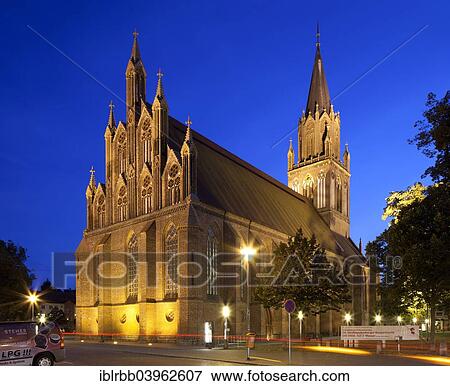 "Main parish church of St. Mary, North German Brick Gothic, Neubrandenburg, Mecklenburg-Western Pomerania, Germany, Europe" View Large Photo Image Stock Photo - "Main parish church of St. Mary, North German Brick Gothic, Neubrandenburg, Mecklenburg-Western Pomerania, Germany, Europe". Fotosearch